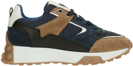 Bullboxer Sneakers ATP001E5LABENY Blauw / Bruin-34 maat 34