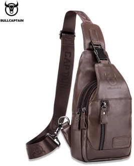 BULLCAPTAIN Multifunctional Men's Crossbody Bag's Short Travel Messenger bags Casual Business Chest Bages man chest bag for men