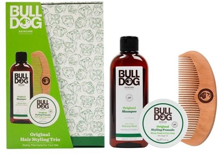 Bulldog Geschenkset Bulldog Hair Styling Trio 75 g + 300 ml + 1 st