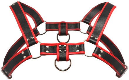 Bulldog Harnas - Rood - Bulldog Harnas - Rood