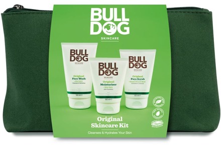 Bulldog Huidverzorgingskit Bulldog Original Skincare Kit Washbag 3 st