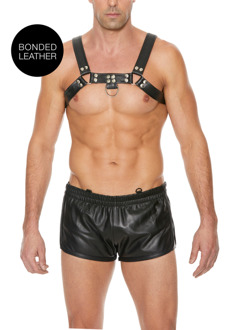 Bulldog Leather Chest Harness - L/XL