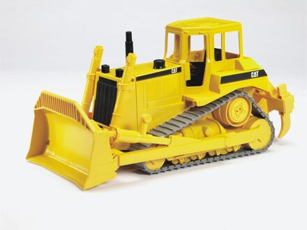 bulldozer met rupsbanden 40cm in doos (02422) Geel