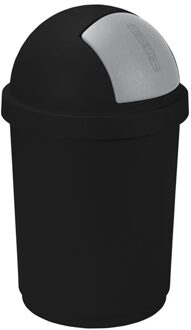 Bullet Bin 50 L Zilverkleurig#Zwart