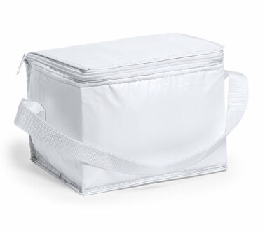 Bullet Mini koeltas wit - PVC - voor 6 blikjes - sixpack - 3,2 liter - 21 x 15 x 15 cm
