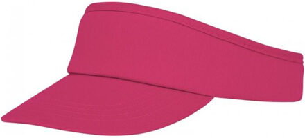 Bullet Sunvisor zonneklep voor volwassenen - Roze - Katoenen verstelbare zonnekleppen - Dames/heren