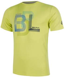 Bullpadel Bebas T-shirt Heren-Geel - S