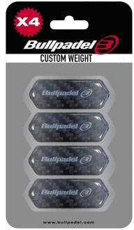 Bullpadel Custom Weight 4x 3 Gram Padel Accessoires 1 Zwart