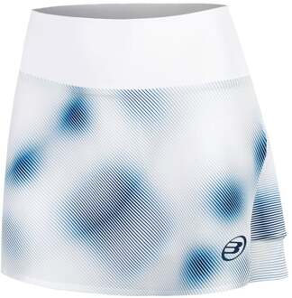 Bullpadel Dauga Rok Dames-Wit,Blauw - L