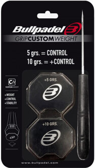 Bullpadel Grip Weight Padel grip 1 Zwart