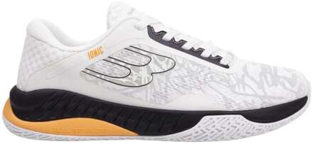 Bullpadel IONIC 25V Padel Schoen Heren-Wit,Grijs - 40,43.5,44,44.5