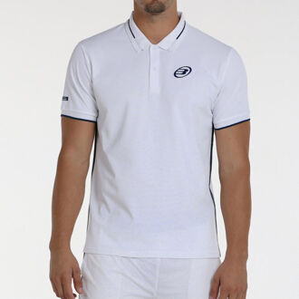 Bullpadel Leiro 25V Polo Heren-Wit - S,M,L,XL,XXL