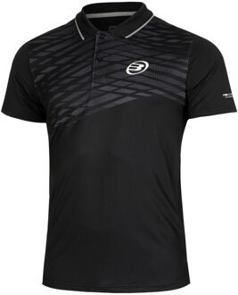 Bullpadel Mojan Polo Heren-Zwart - S