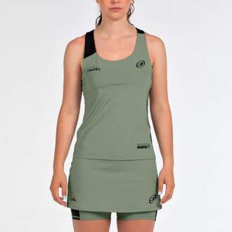 Bullpadel PIRAC Tanktop Dames-kaki - M