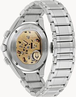 BULOVA Curv Heren Zilveren Horloge 96A298 - One Size