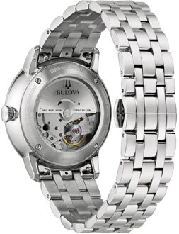 BULOVA Hudson Heren Horloge Zilverkleurig 96B447