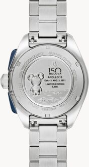 BULOVA Lunar Pilot Timascus Limited Edition Heren Horloge Zilverkleurig 98A329