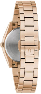 BULOVA Surveyor dameshorloge Rosékleurig 97P156 Roségoud