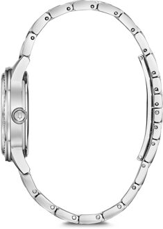 BULOVA Turnstyle Dames Silver Horloge 96L260 Zilver