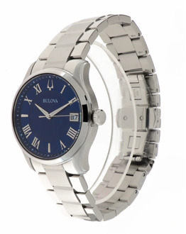 BULOVA Wilton Blauw Stalen Horloge Bulova , Blue , Dames - ONE Size