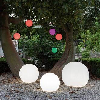 Buly vloerlamp globe, Ø 40 cm wit