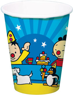 Bumba bekers - 8x - 250 ml - karton - verjaardag drinkbekers - kinderbekers - kinderfeestje Multi