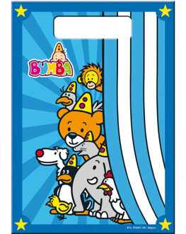 Bumba Feestzakjes Bumba - 24x stuks - 25 cm - uitdeelzakjes - traktatie zakjes - snoepzakjes - cadeauzakje