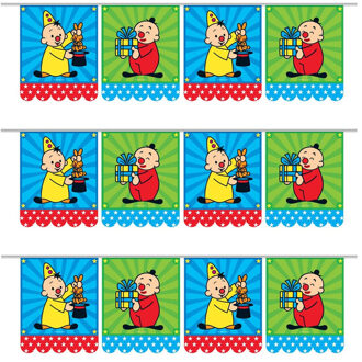 Bumba Set van 3x stuks bumba thema verjaardag vlaggenlijn 6 meter