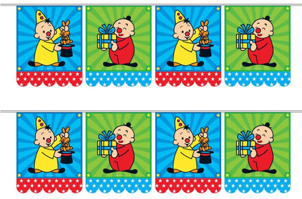Bumba thema verjaardag vlaggenlijn - Set van 2x stuks - 6 meter - Feestartikelen - vlaggetjes - Kind