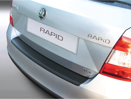 Bumper beschermer passend voor Skoda Rapid 4 deurs 2012- Zwart GRRBP585