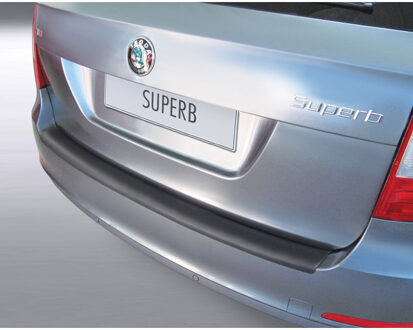 Bumper beschermer passend voor Skoda Superb Combi 2009-2012 Zwart GRRBP447