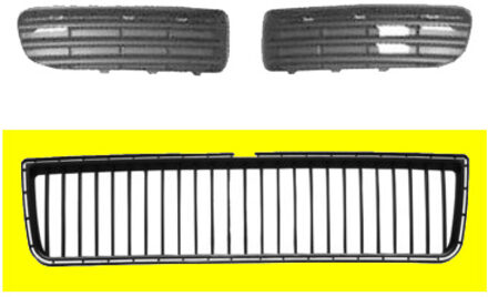 Bumpergrill Onder 9/00+ Midden