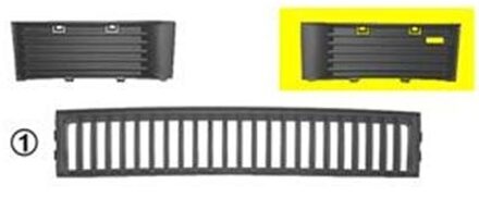 BUMPERGRILL ONDER LINKS -04 Dicht 7625591