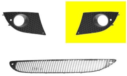 BUMPERGRILL ONDER LINKS met MISTLICHTGAT 4941593