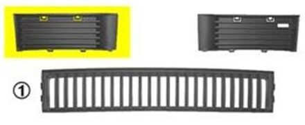 BUMPERGRILL ONDER RECHTS -04 Dicht 7625592