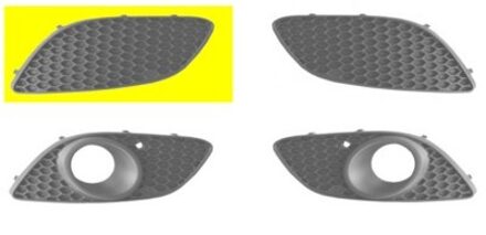 BUMPERGRILL ONDER RECHTS 2/08+ zonder MISTLICHTGAT 3796592