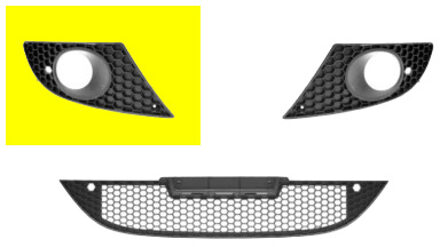 BUMPERGRILL ONDER RECHTS met MISTLICHTGAT 4939594