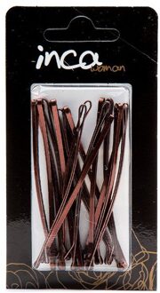 Bun Haarspelden Inca Bruin 7 Cm (20 Stuks)