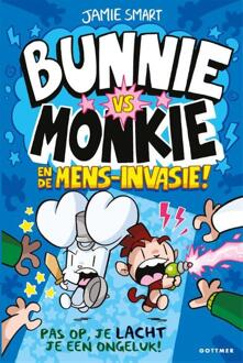 Bunnie Vs Monkie En De Mens-Invasie! - Bunnie Vs Monkie - Jamie Smart