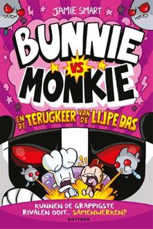 Bunnie vs Monkie en de terugkeer van de Lijpe Das -  Jamie Smart (ISBN: 9789025779160)