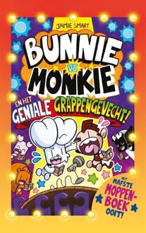 Bunnie vs Monkie en het geniale grappengevecht -  Jamie Smart (ISBN: 9789025781309)