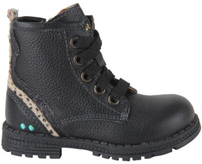 Bunnies Jr. 224783-589 meisjes veterboots Zwart - 26