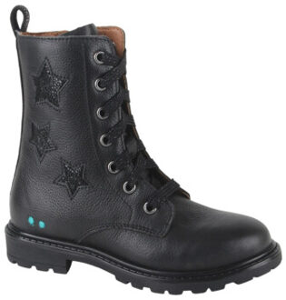 Bunnies Jr. 225864-589 meisjes veterboots Zwart - 33