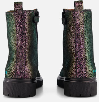 Bunnies Jr. Saar Veterboots zwart Leer Combinatie - 28,29,30,31,32,33,34,35