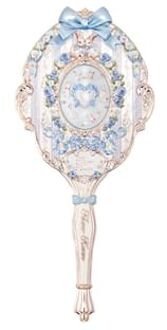 Bunny Garden Hand Mirror - 3 Colors Cloudy Blue - 1pcs