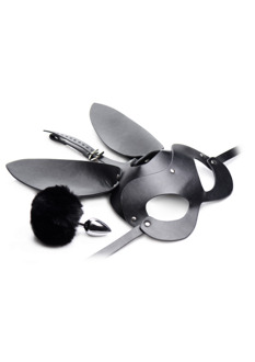 Bunny Tail - Anale Plug en Masker Set - Bunny Tail - Anale Plug en Masker Set