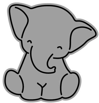 Bunnymoon Zes Olifanten Metalen Stansmessen Stencils Voor Diy Scrapbooking/Fotoalbum Postzegels Decoratieve Embossing Diy Papier 4