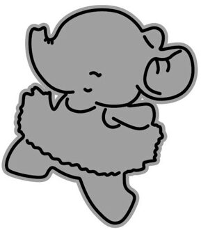 Bunnymoon Zes Olifanten Metalen Stansmessen Stencils Voor Diy Scrapbooking/Fotoalbum Postzegels Decoratieve Embossing Diy Papier 5