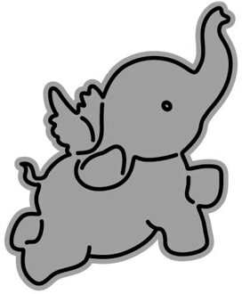 Bunnymoon Zes Olifanten Metalen Stansmessen Stencils Voor Diy Scrapbooking/Fotoalbum Postzegels Decoratieve Embossing Diy Papier 6