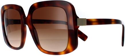 Burberry BE4363 331613 licht havana bruin gradiënt zonnebril - One Size